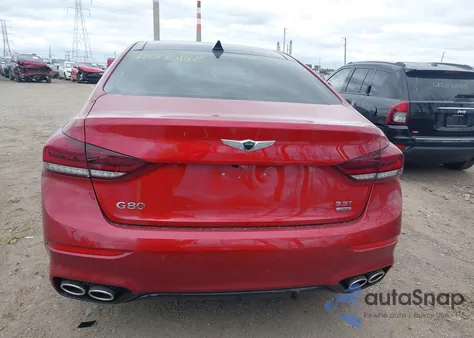 2018 Genesis G80 3.3T Sport from USA, damaged, VIN KMHGN4JB7JU256505